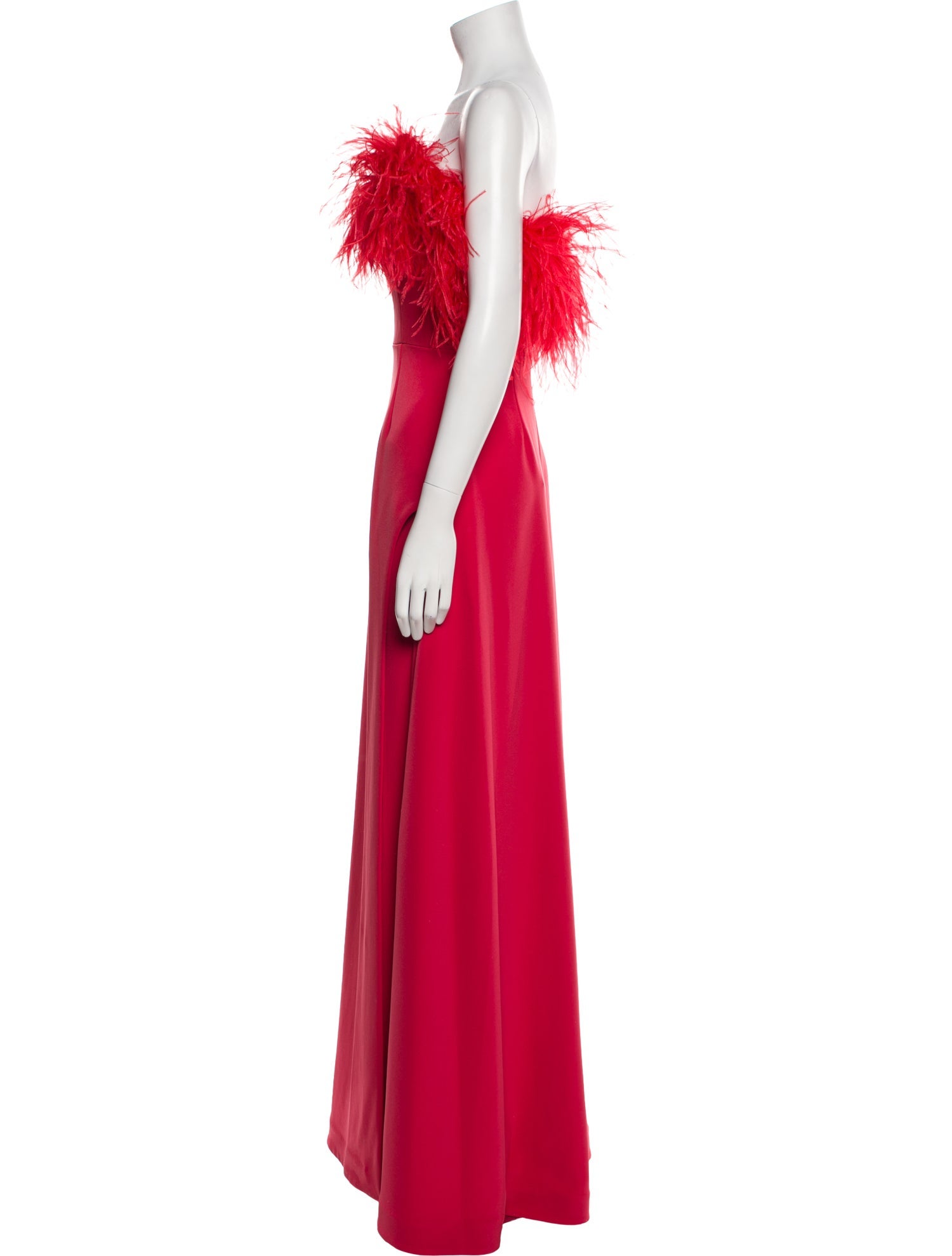 Rachel Gilbert Off-The-Shoulder Long Dress