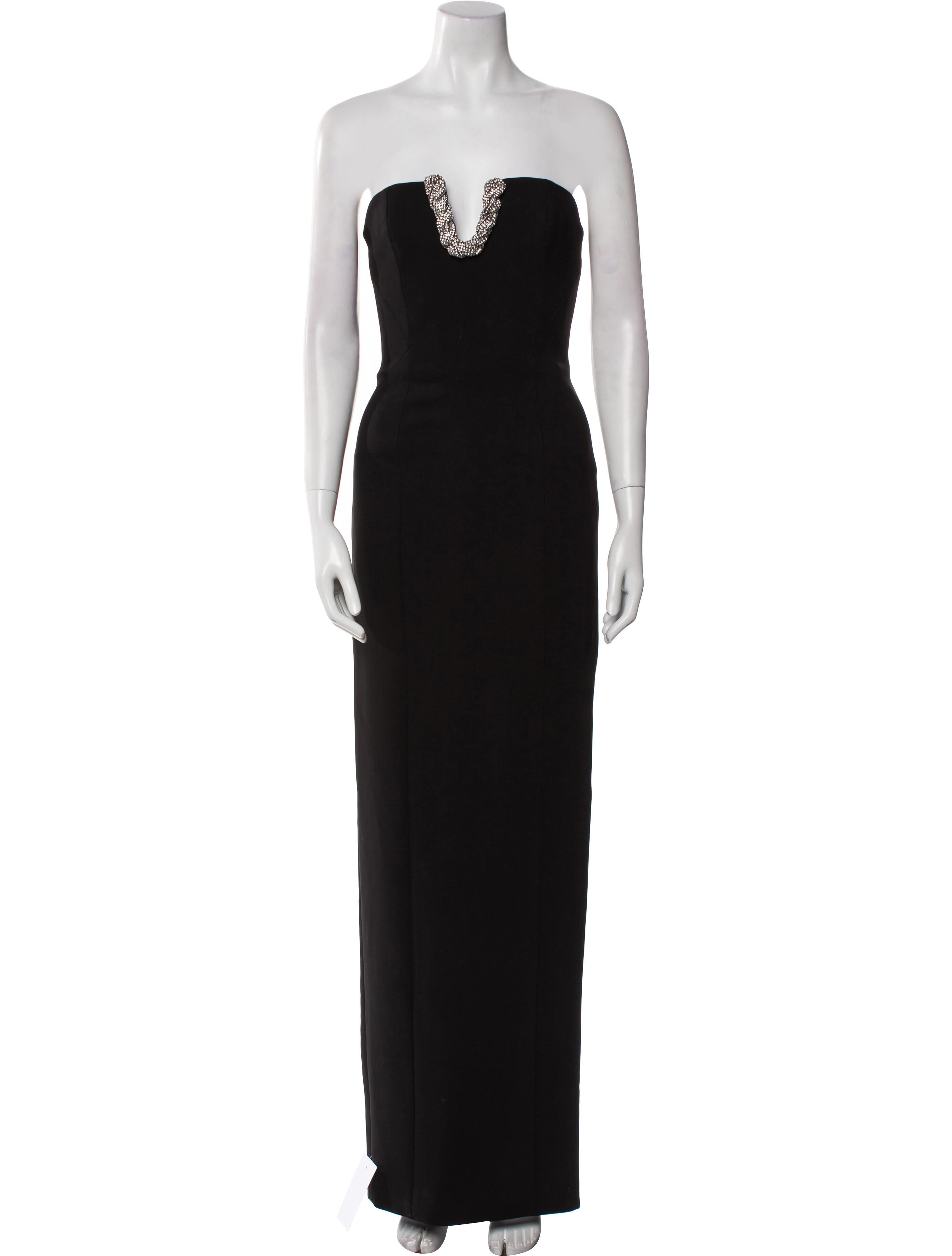 Rachel Gilbert Strapless Long Dress