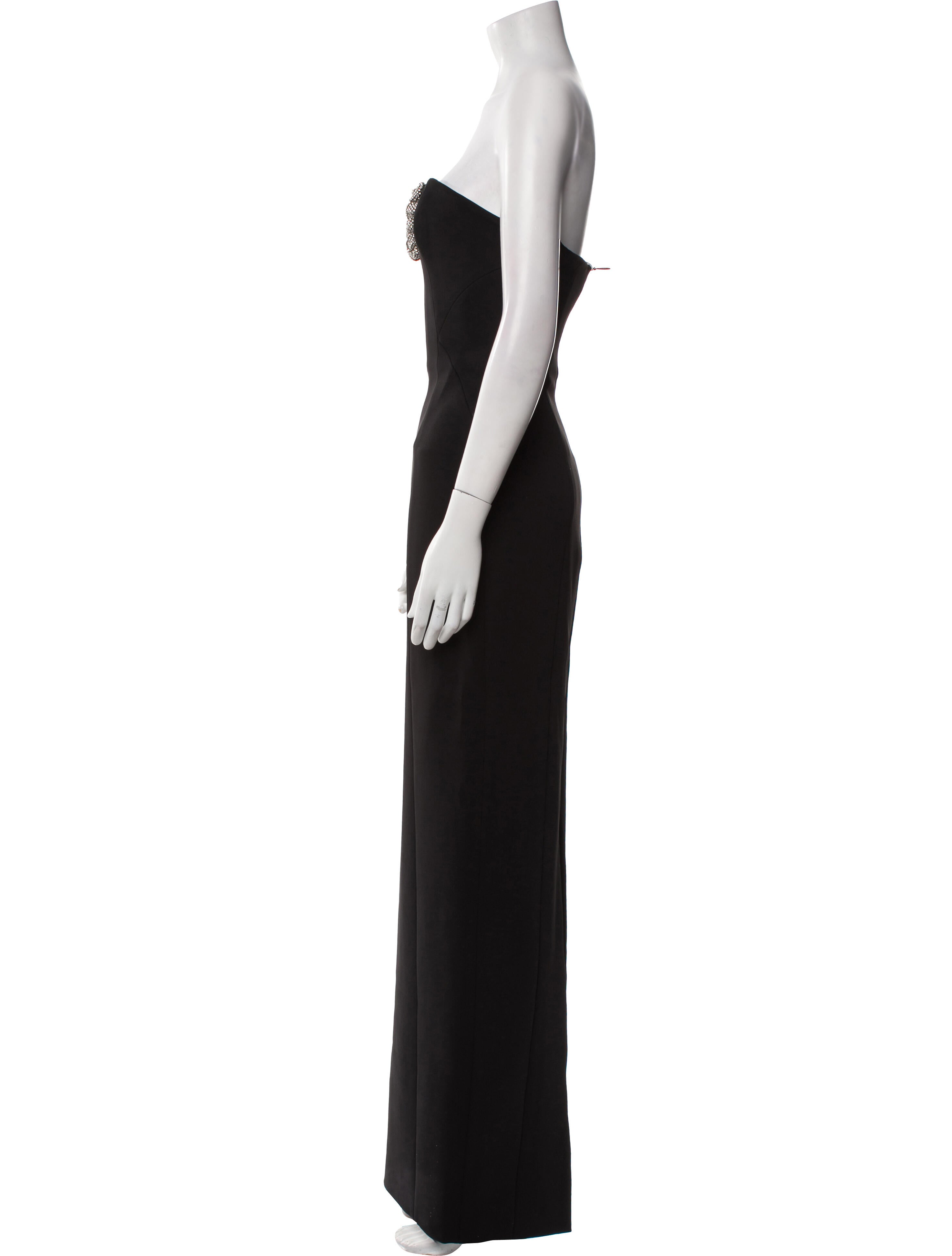Rachel Gilbert Strapless Long Dress