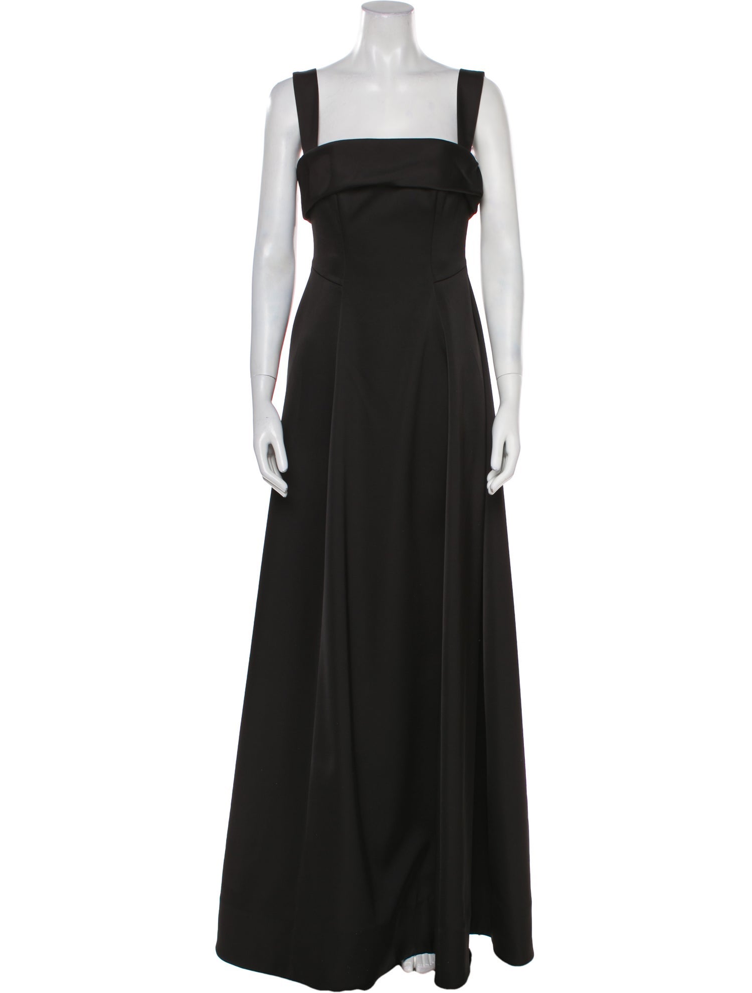 Rachel Gilbert Square Neckline Long Dress