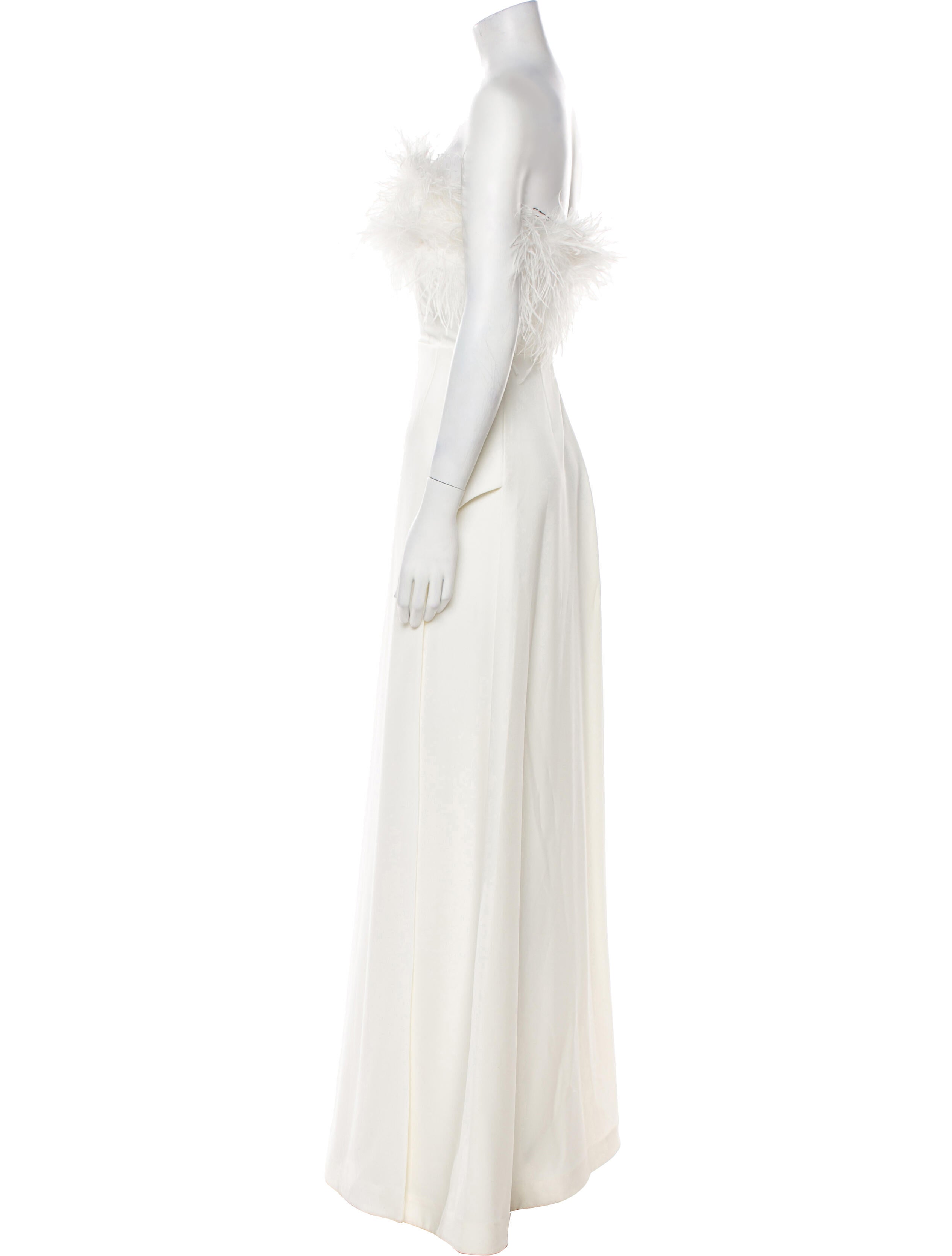 Rachel Gilbert Strapless Long Dress