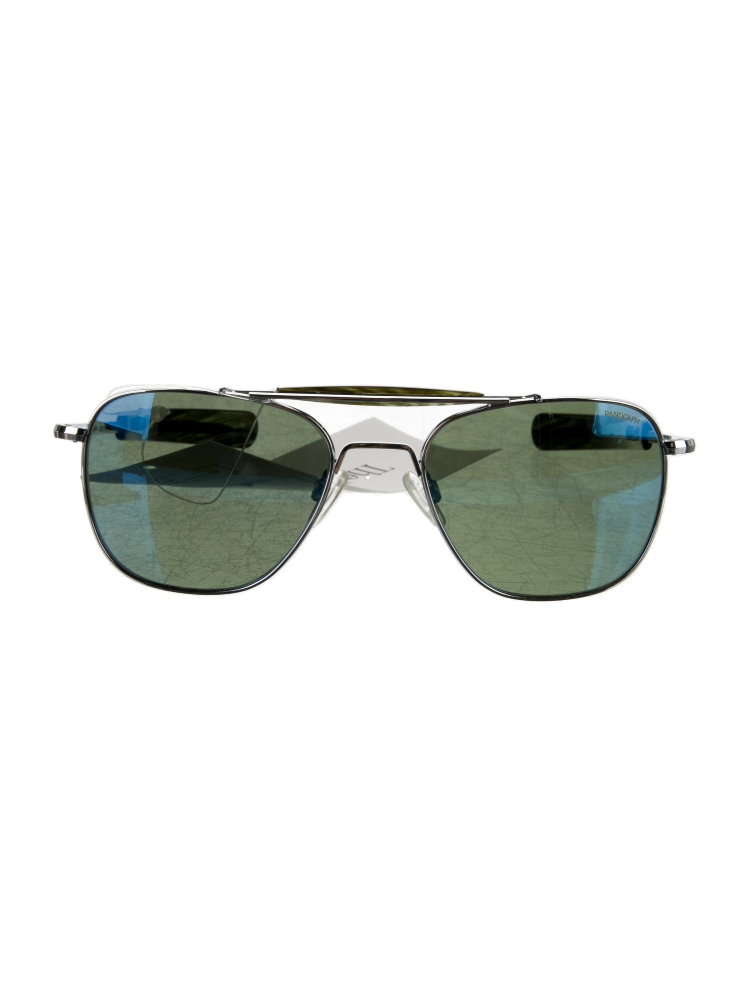 RANDOLPH Aviator Mirrored Sunglasses