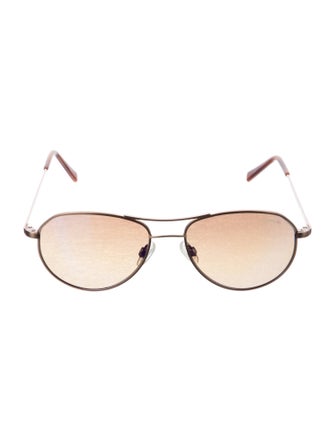 RANDOLPH Aviator Mirrored Sunglasses