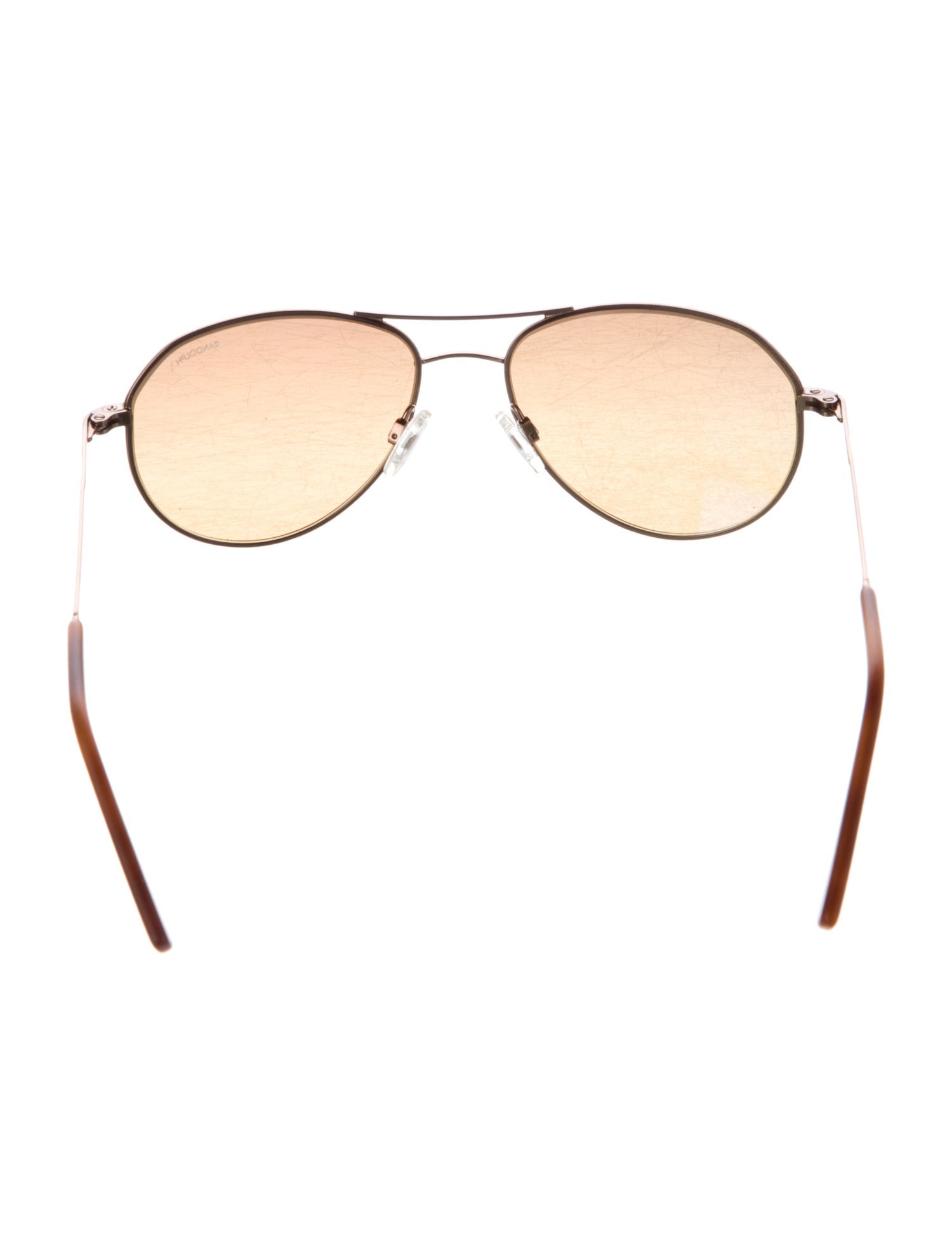RANDOLPH Aviator Mirrored Sunglasses