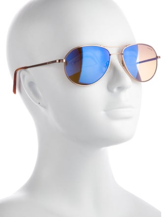 RANDOLPH Aviator Mirrored Sunglasses