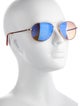RANDOLPH Aviator Mirrored Sunglasses