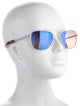 RANDOLPH Square Mirrored Sunglasses