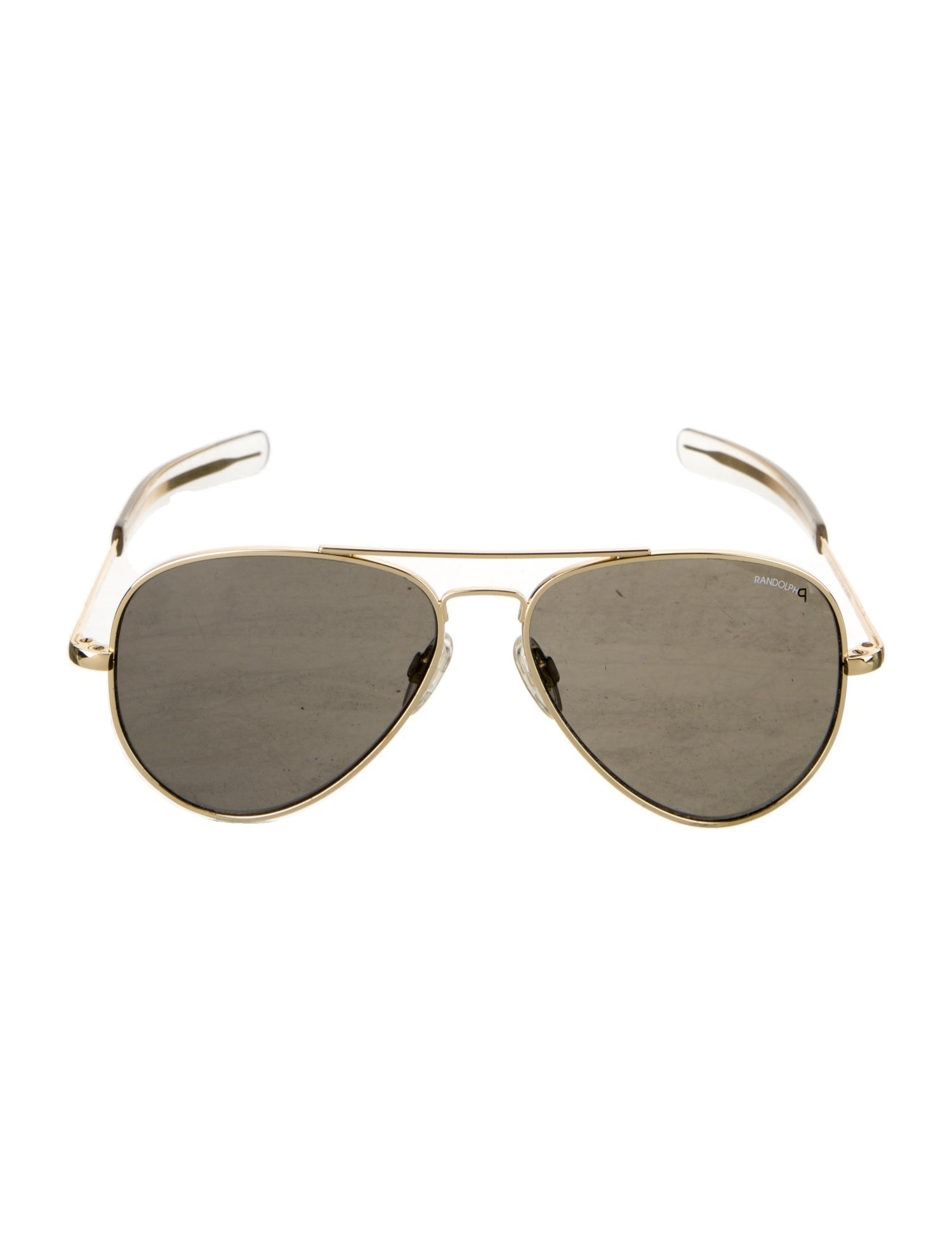 RANDOLPH Aviator Mirrored Sunglasses