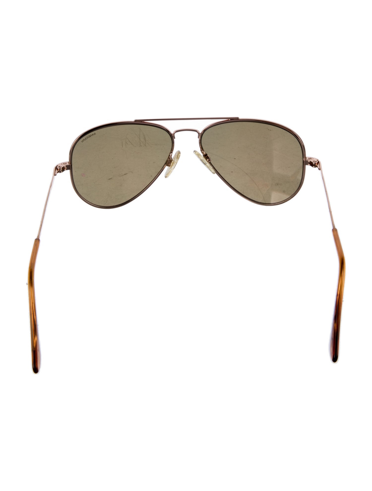 RANDOLPH Aviator Mirrored Sunglasses
