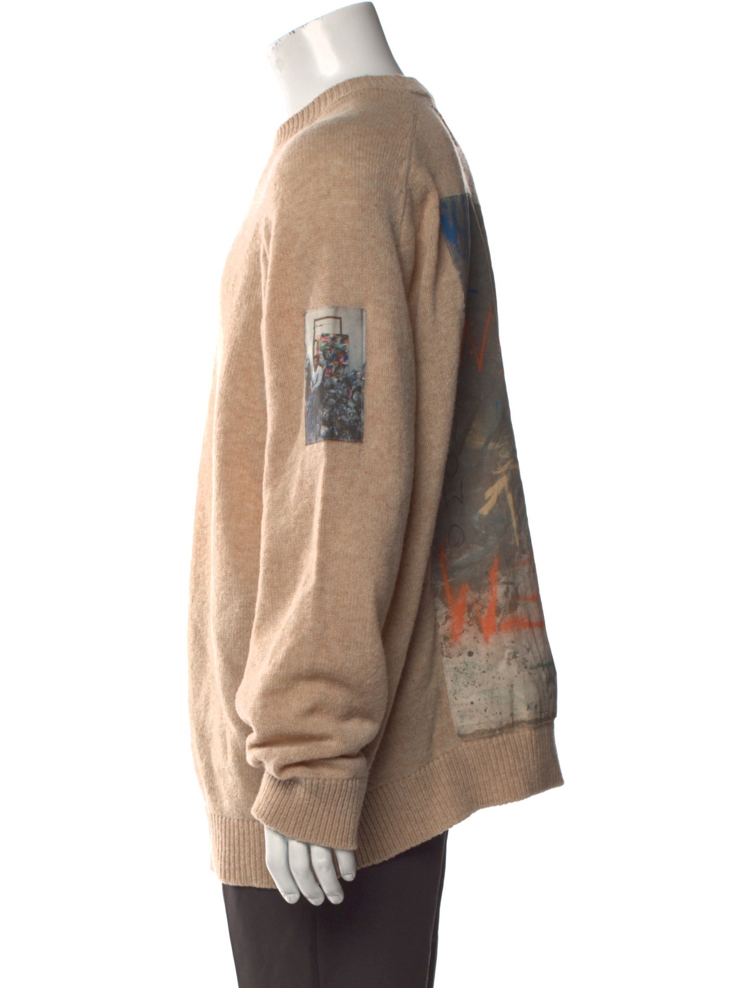 Raf Simons / Philippe Vandenberg Virgin Wool Crew Neck Pullover