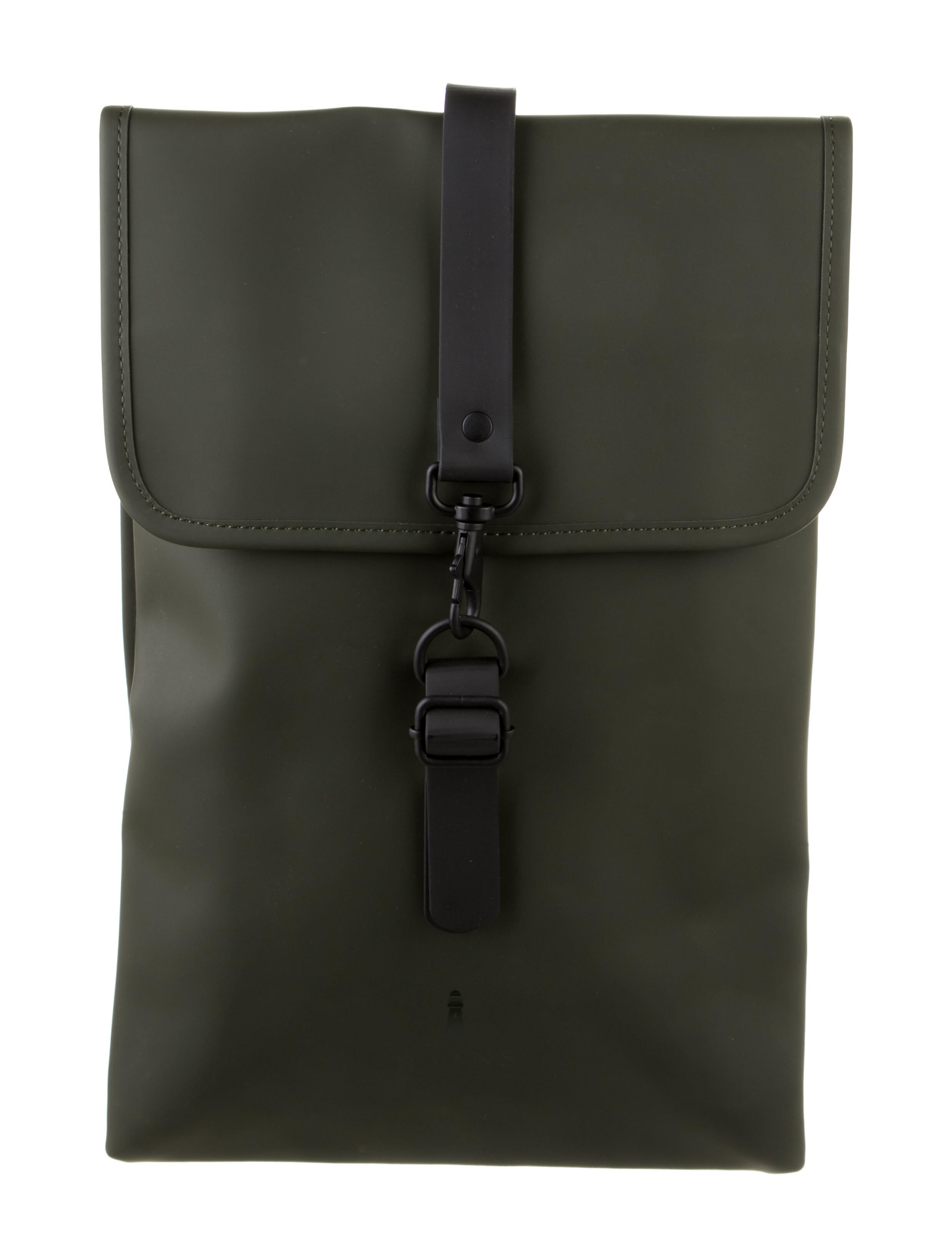 Rains Leather Backpack Green Backpacks, Bags WRAIN21162 The RealReal