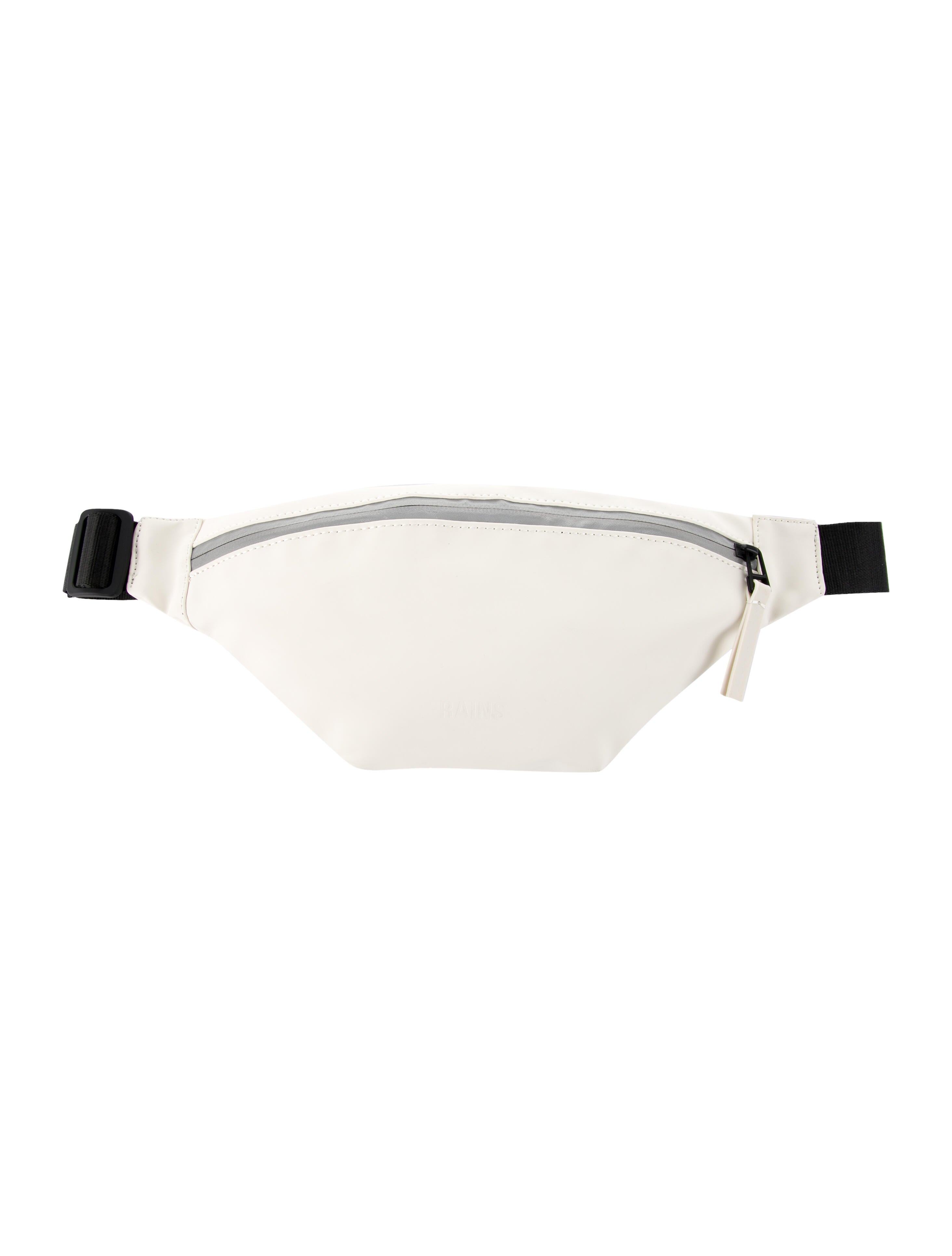 Rains PVC Waist Bag White Waist Bags, Handbags WRAIN21372 The