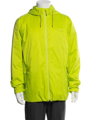 Rains Outerwear Striped Windbreaker L