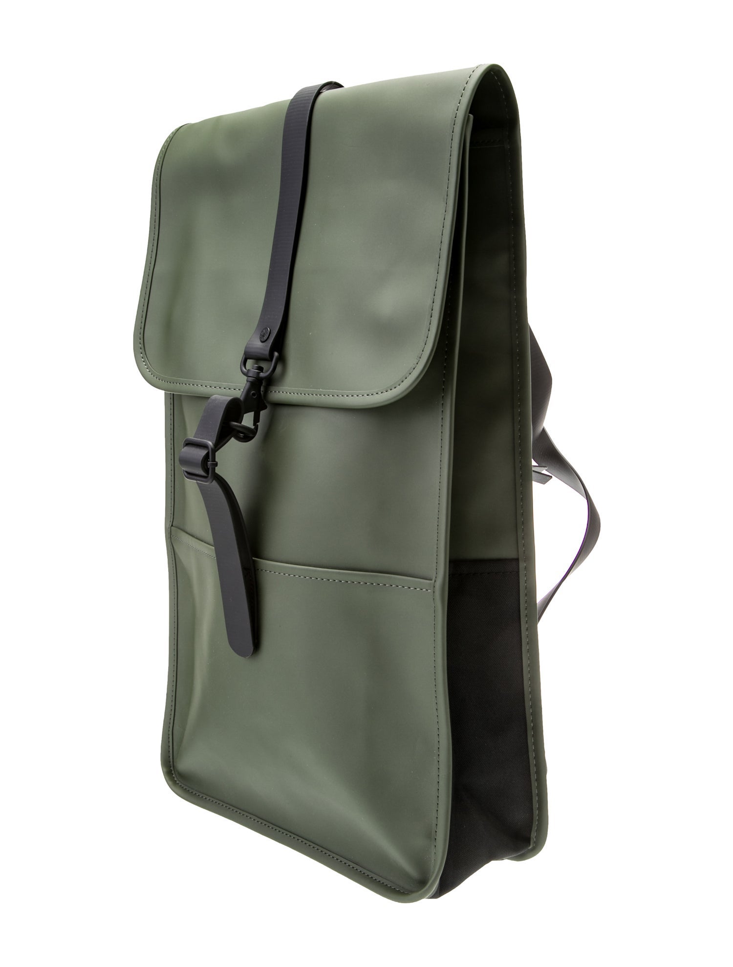 Rains Leather Backpack