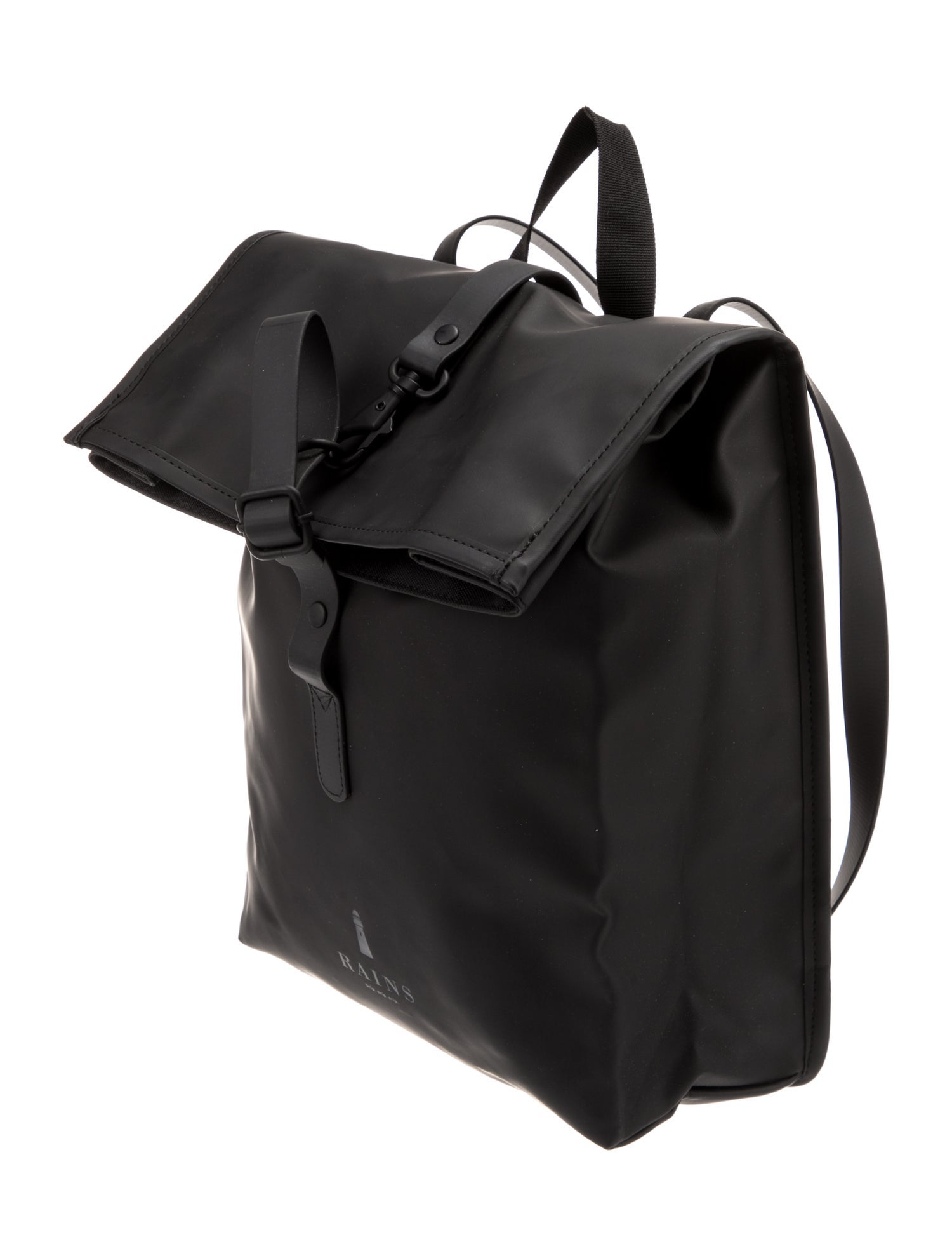 Rains Leather Backpack