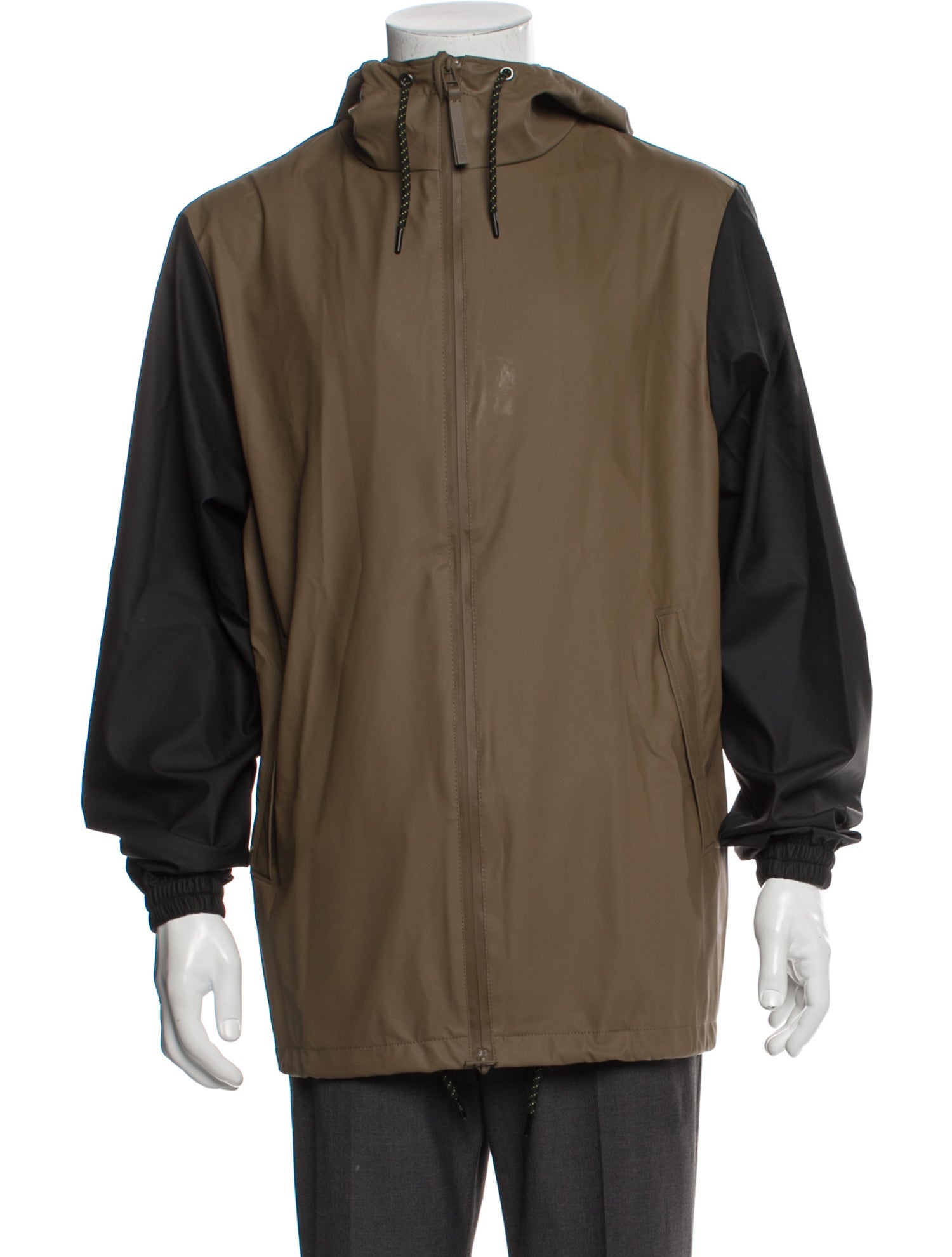 Rains Colorblock Pattern Windbreaker w/ Tags