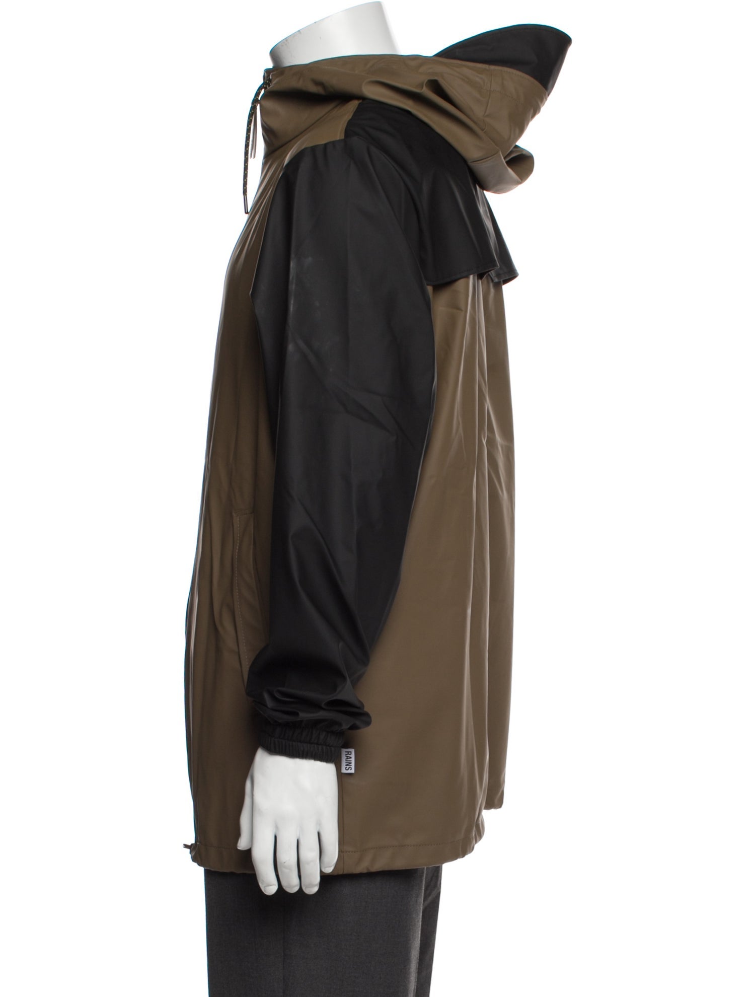 Rains Colorblock Pattern Windbreaker w/ Tags