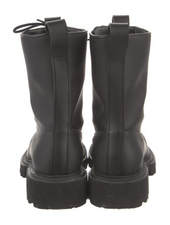 Rains Leather Combat Boots