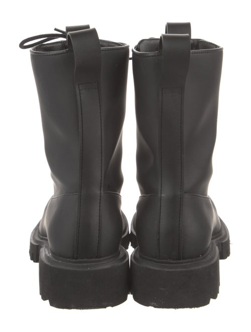 Rains Leather Combat Boots