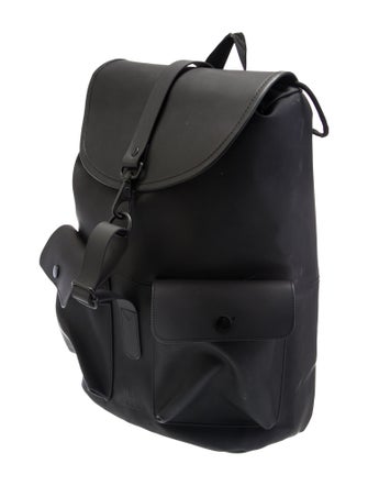 Rains Leather Backpack