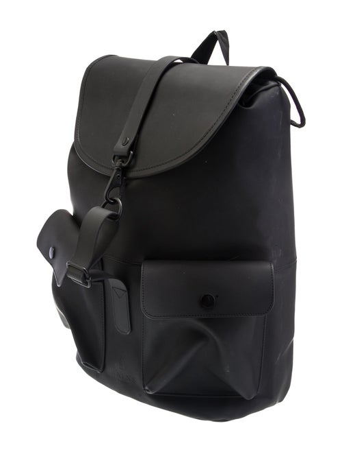 Rains Leather Backpack