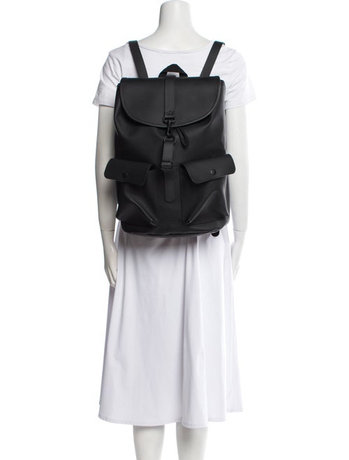 Rains Leather Backpack