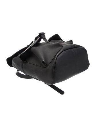 Rains Leather Backpack