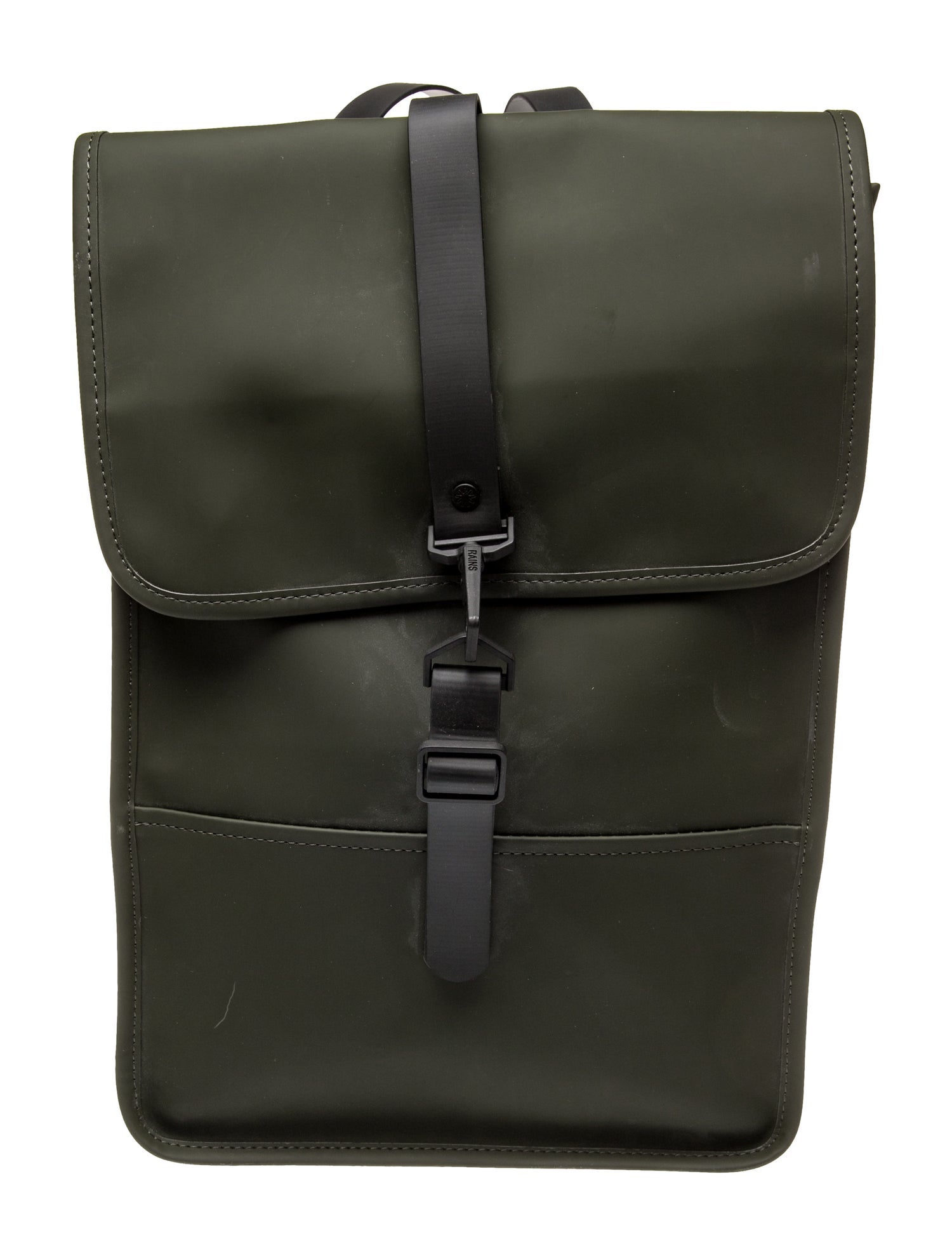 Rains Leather Backpack