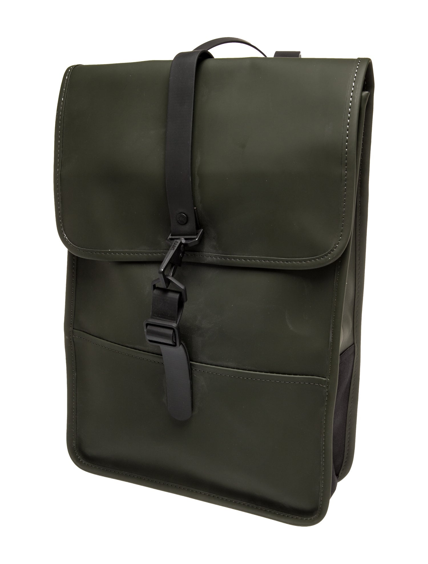 Rains Leather Backpack