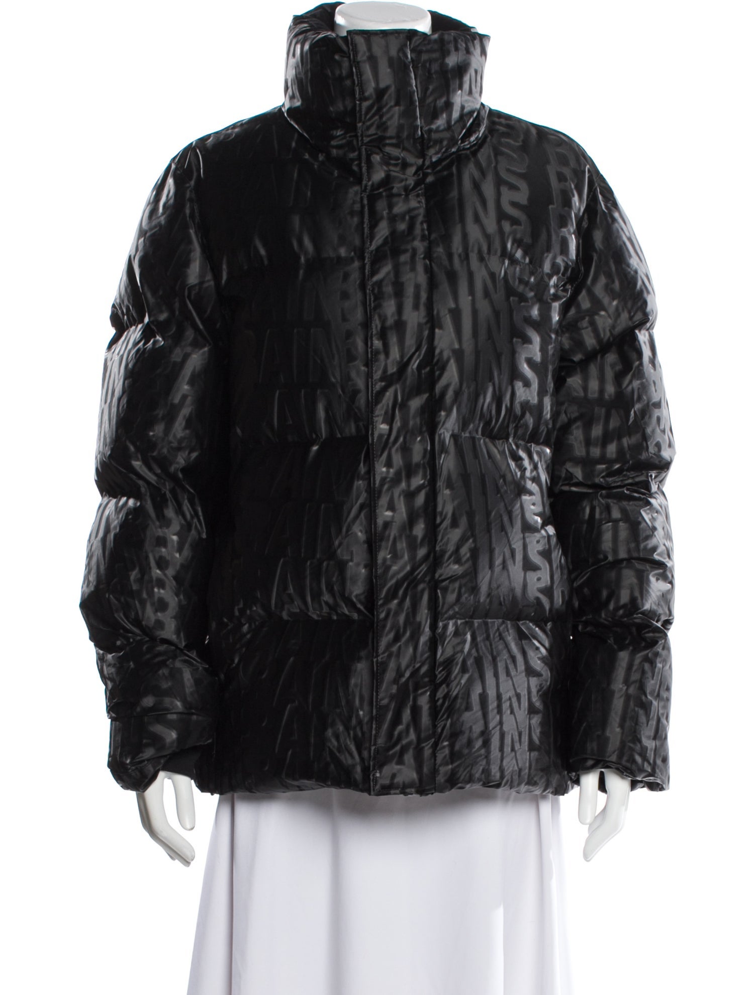 Rains Nylon Faux Fur Jacket