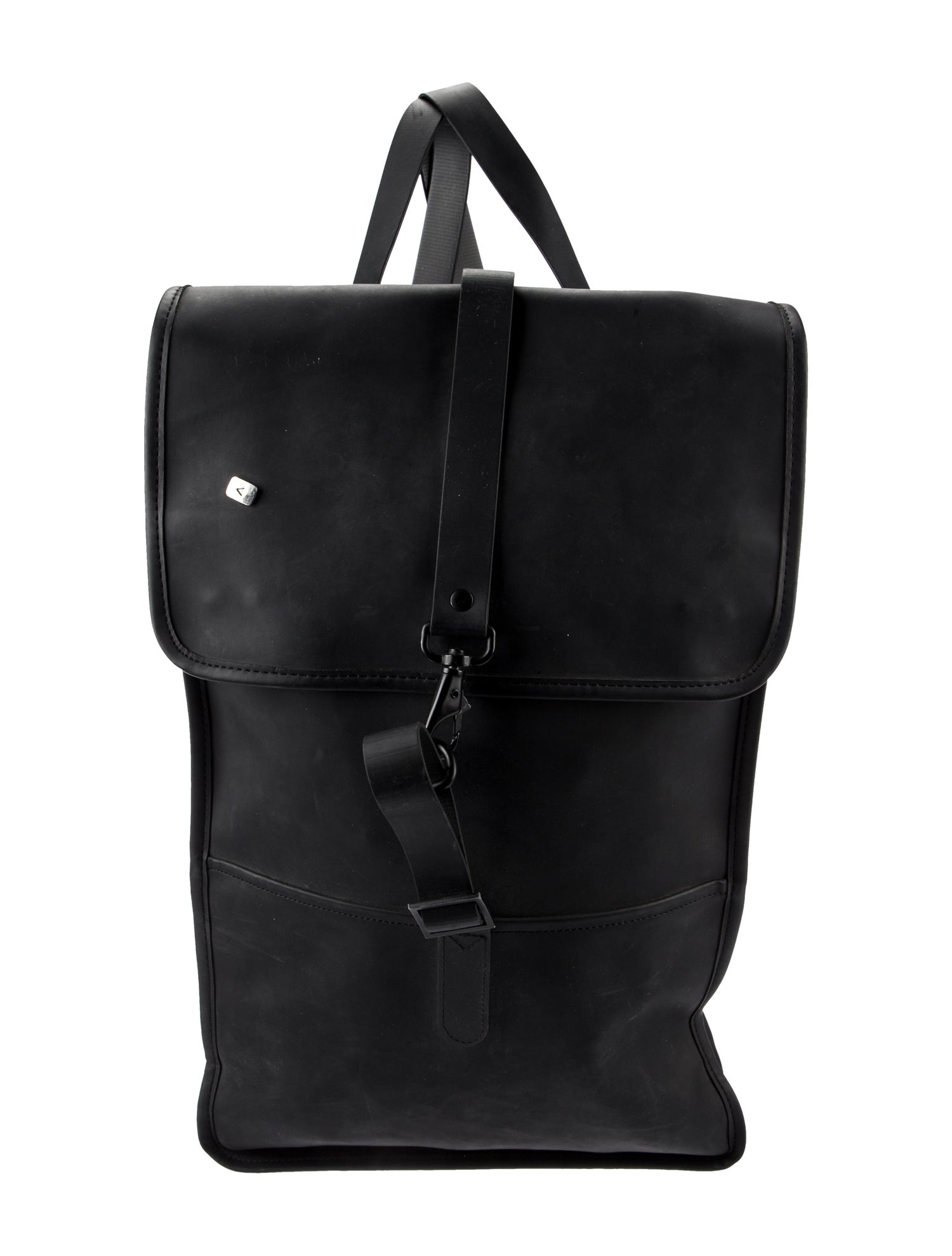 Rains Leather Backpack