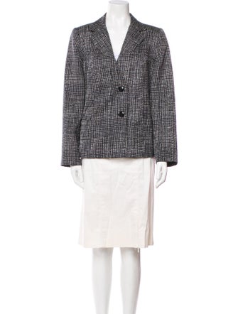 Ripetta Tweed Pattern Skirt Suit
