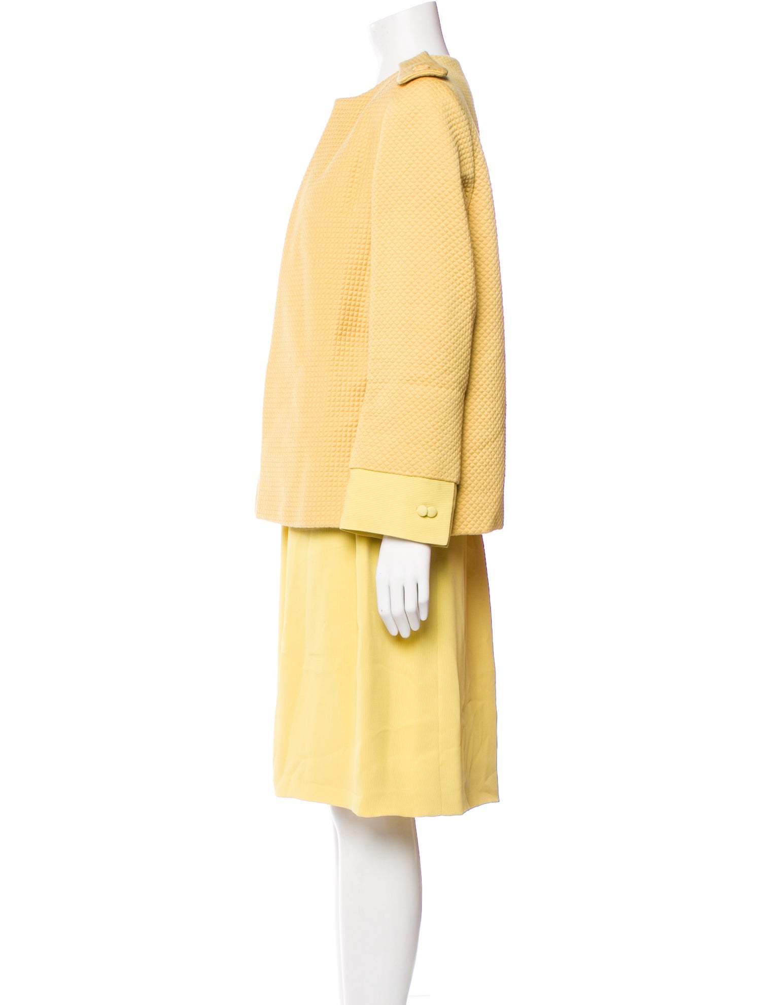 Ripetta Pleated Accents Skirt Set