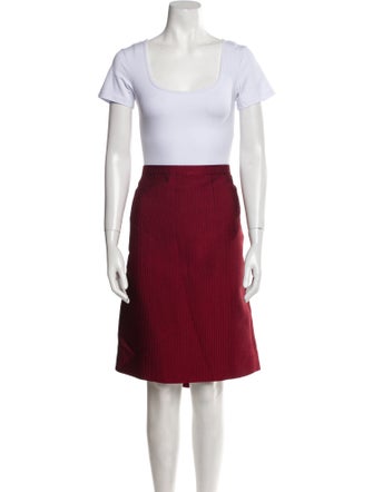 Ripetta Silk Embroidered Accent Skirt Suit