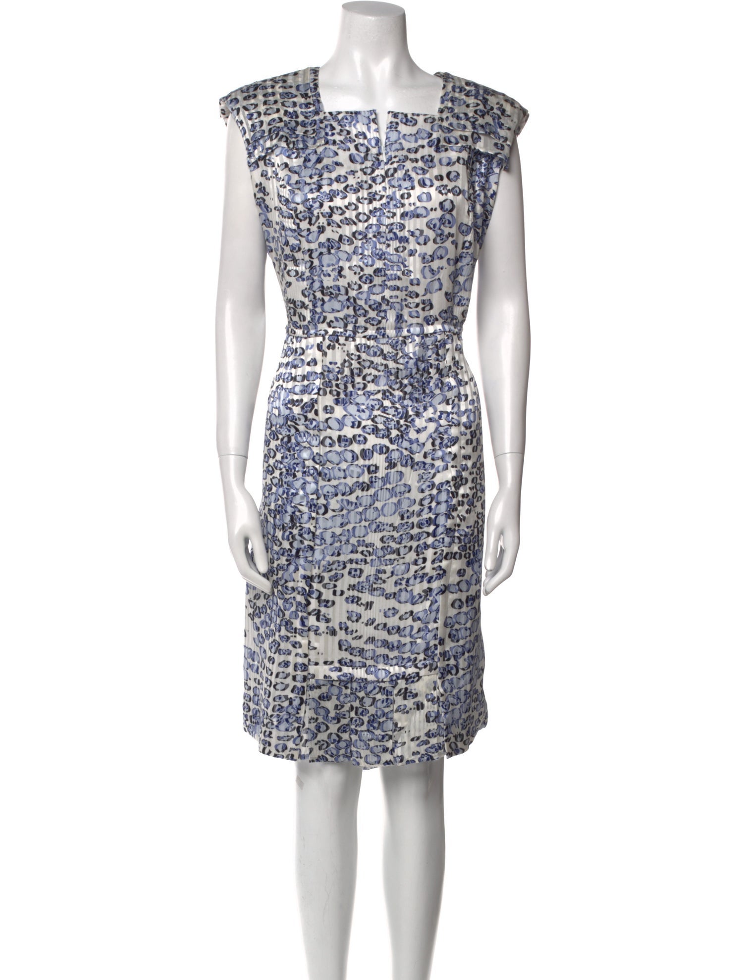 Ripetta Silk Knee-Length Dress