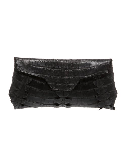 Raven Kauffman Crocodile Clutch