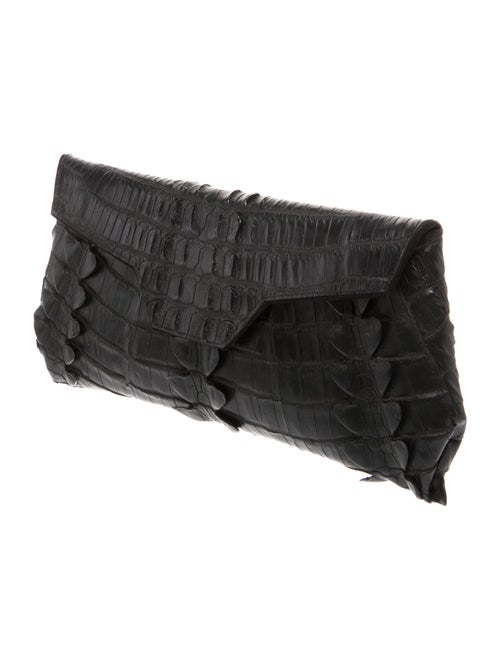 Raven Kauffman Crocodile Clutch