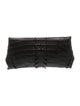 Raven Kauffman Crocodile Clutch