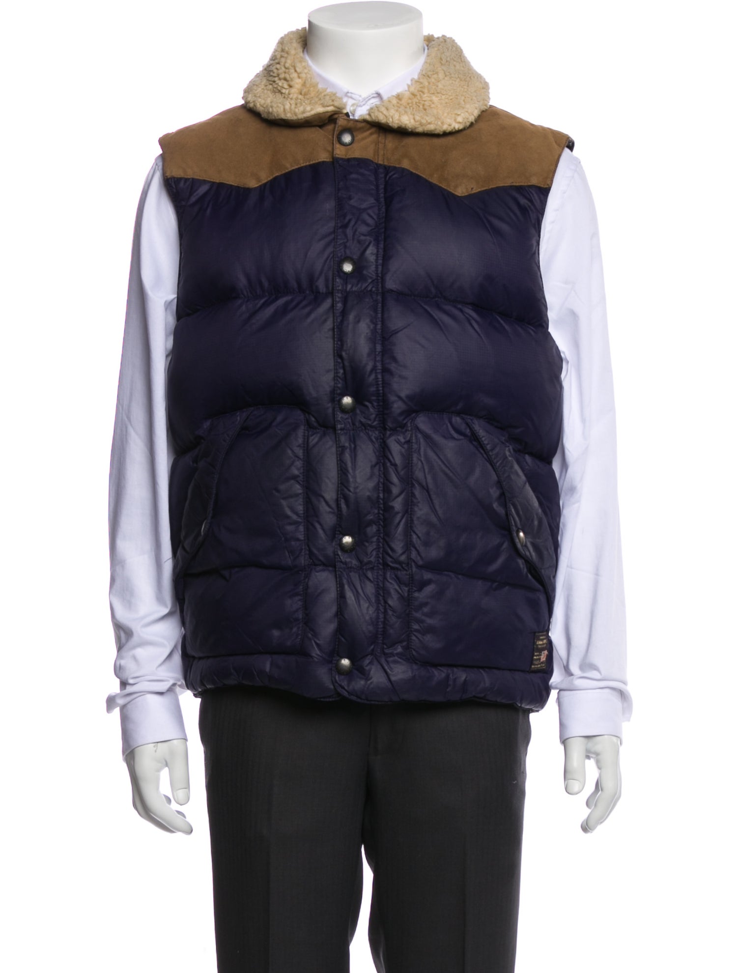 Ralph Lauren Denim & Supply Colorblock Pattern Vest
