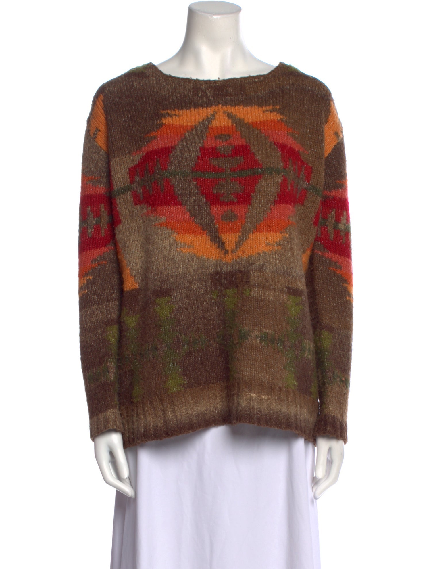 Ralph Lauren Denim & Supply Late 2000's - Early 2010's Printed Sweater