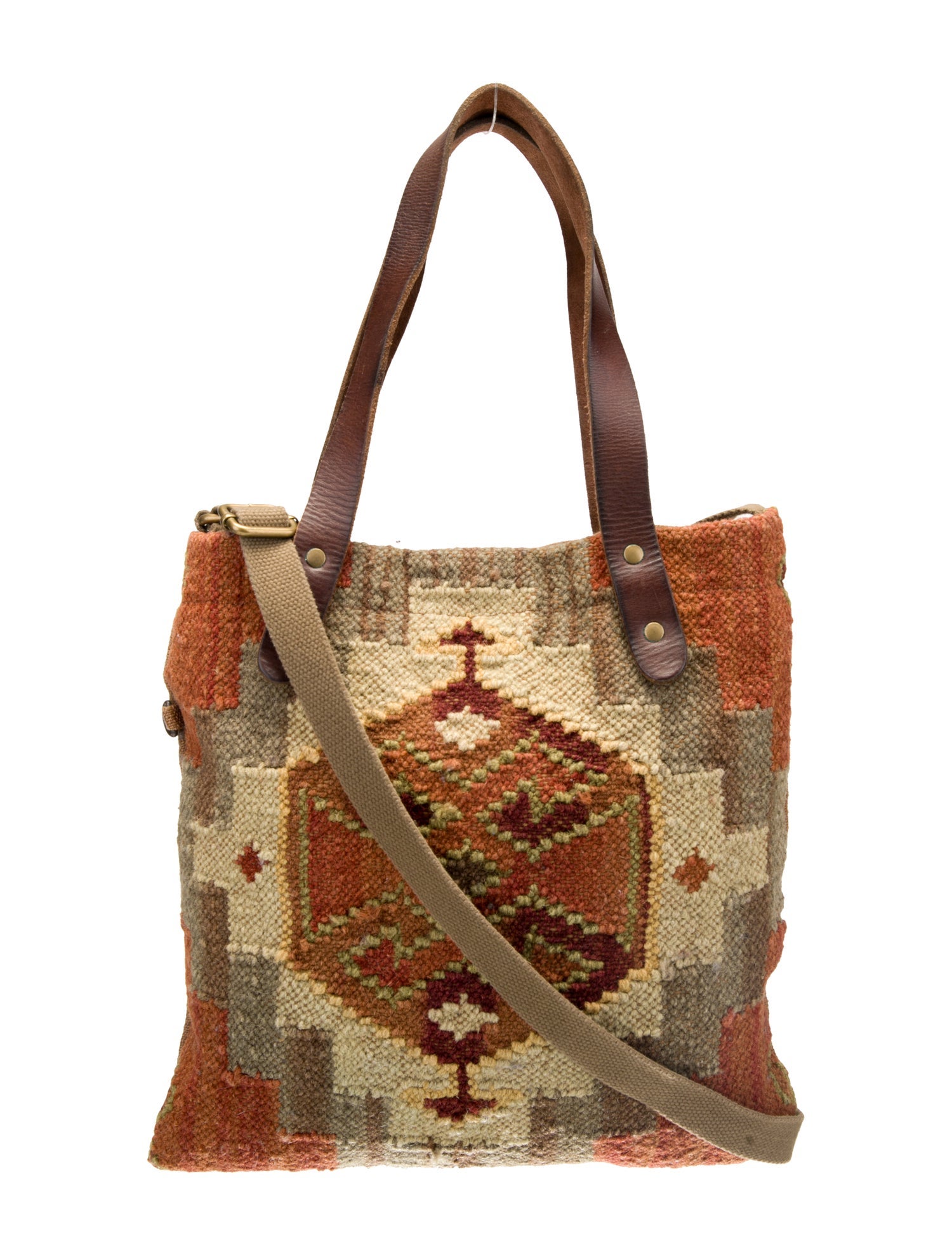 Ralph Lauren Denim & Supply Wool Shoulder Bag - Neutrals Shoulder 