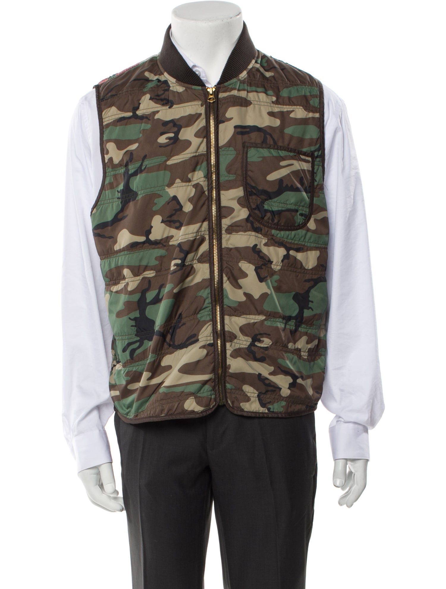 Ralph Lauren Denim & Supply Camouflage Print Vest