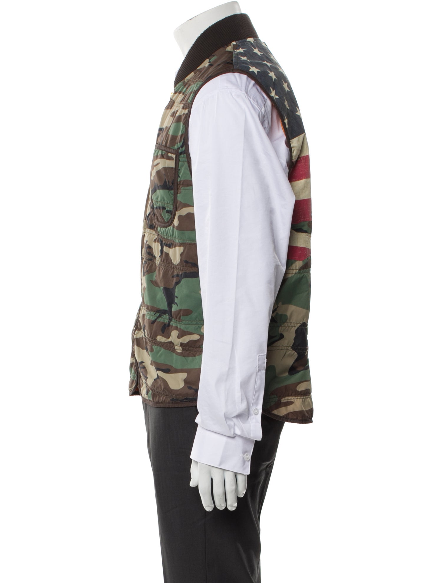 Ralph Lauren Denim & Supply Camouflage Print Vest