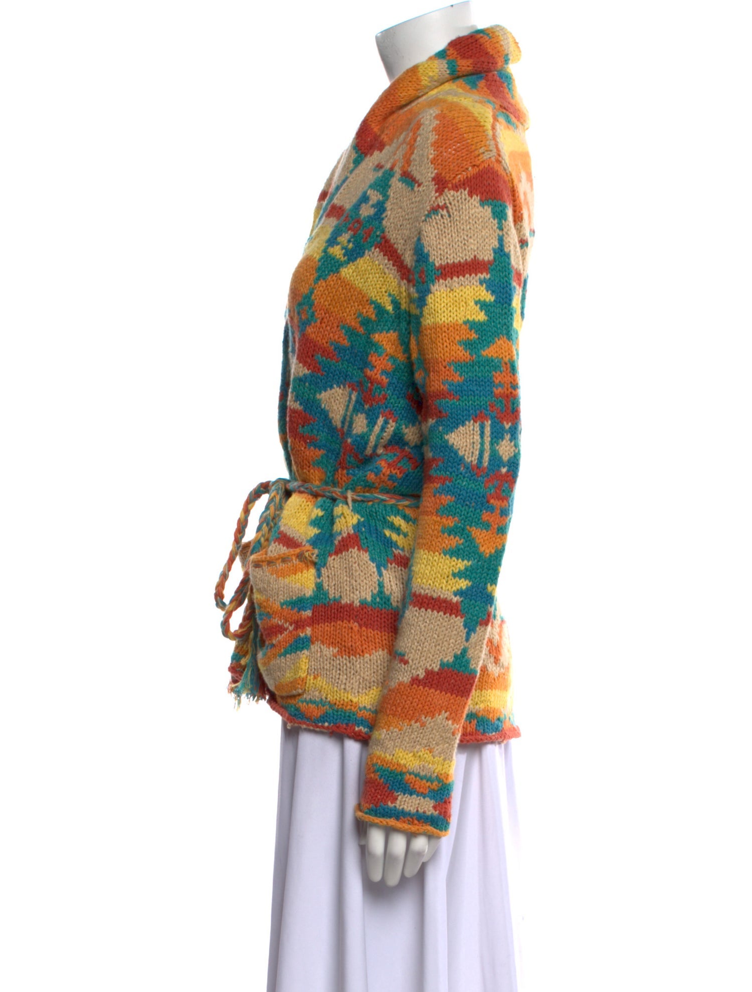 Ralph Lauren Denim & Supply Printed V-Neck Sweater