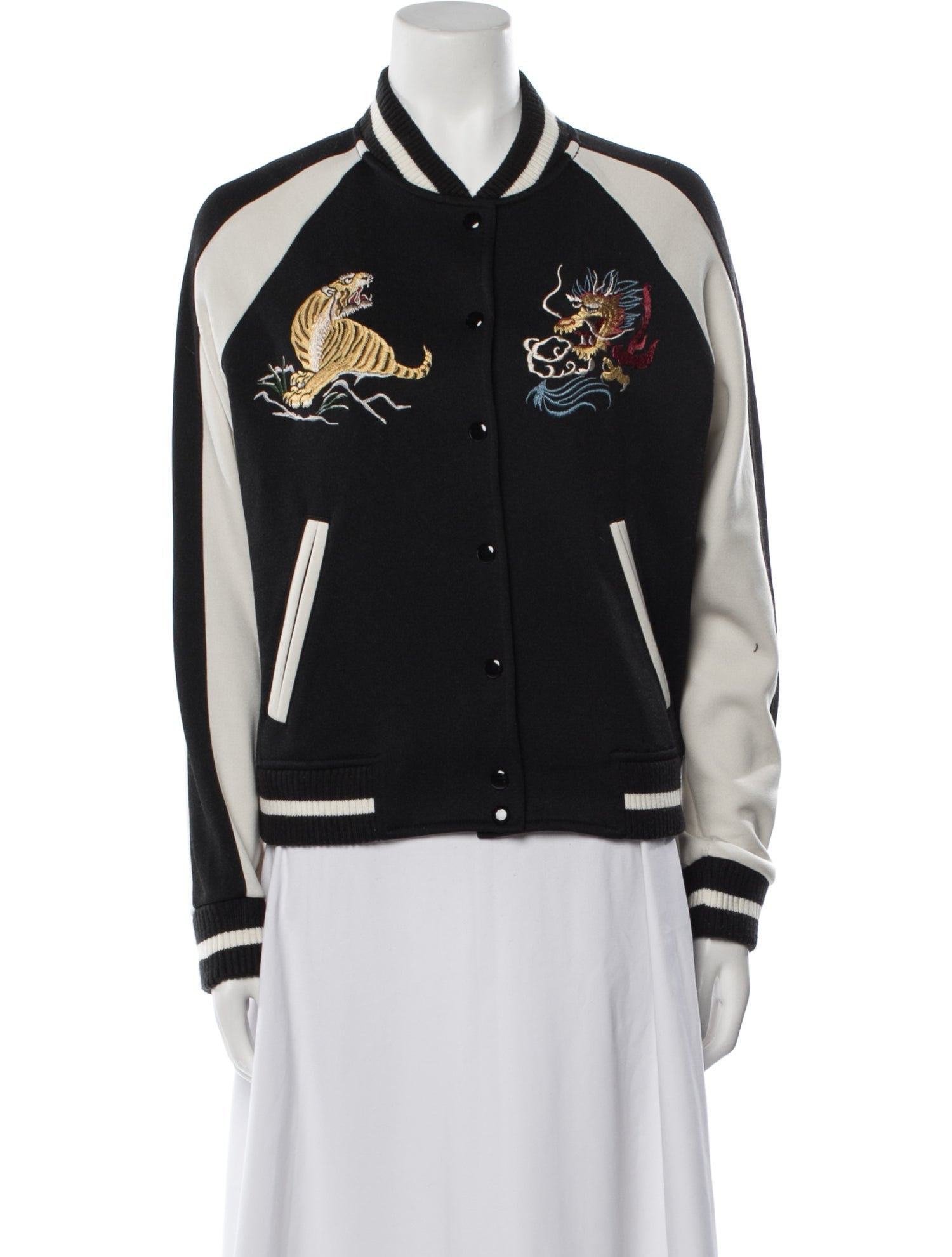 Ralph Lauren Denim & Supply Graphic Print Bomber Jacket