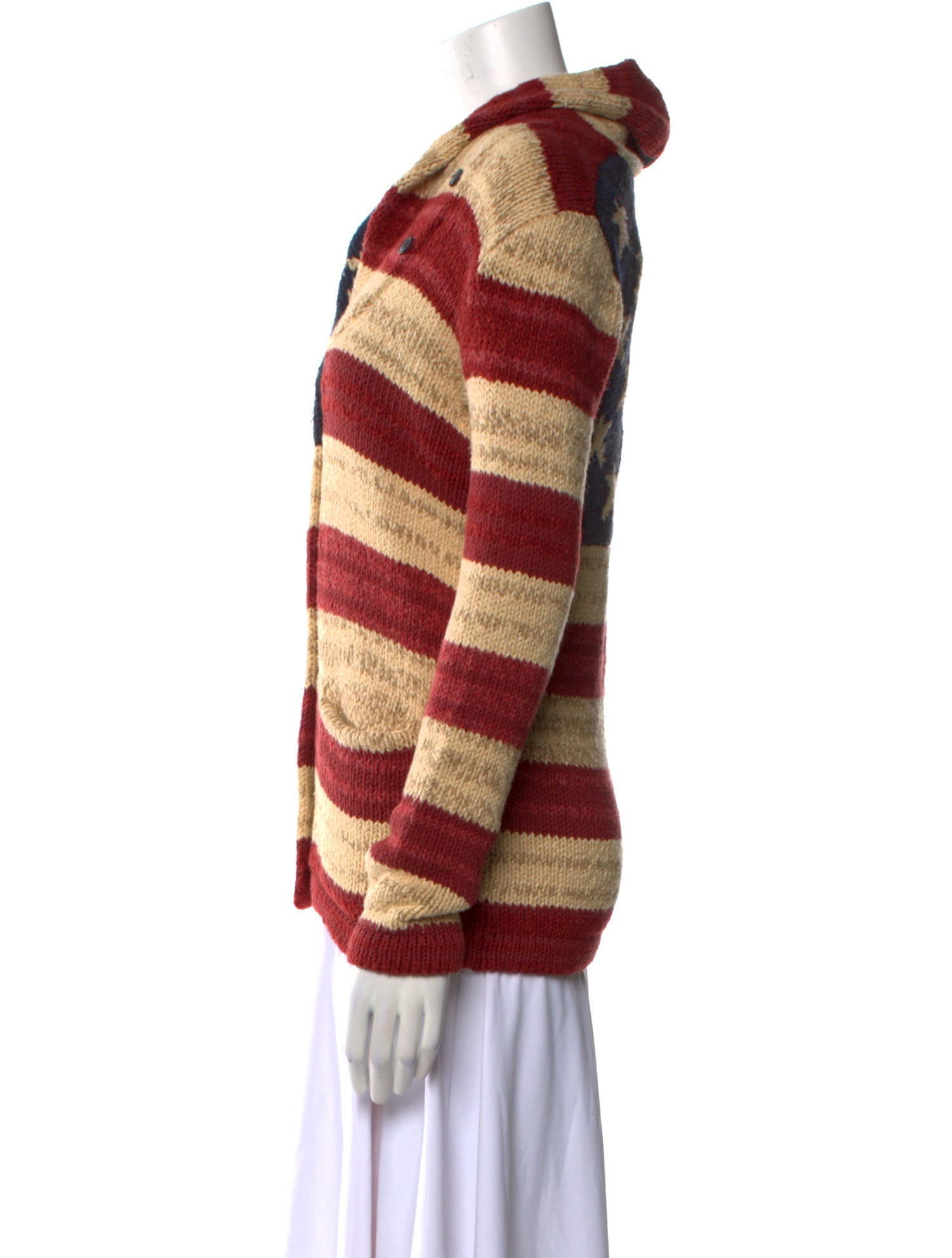 Ralph Lauren Denim & Supply Striped V-Neck Sweater