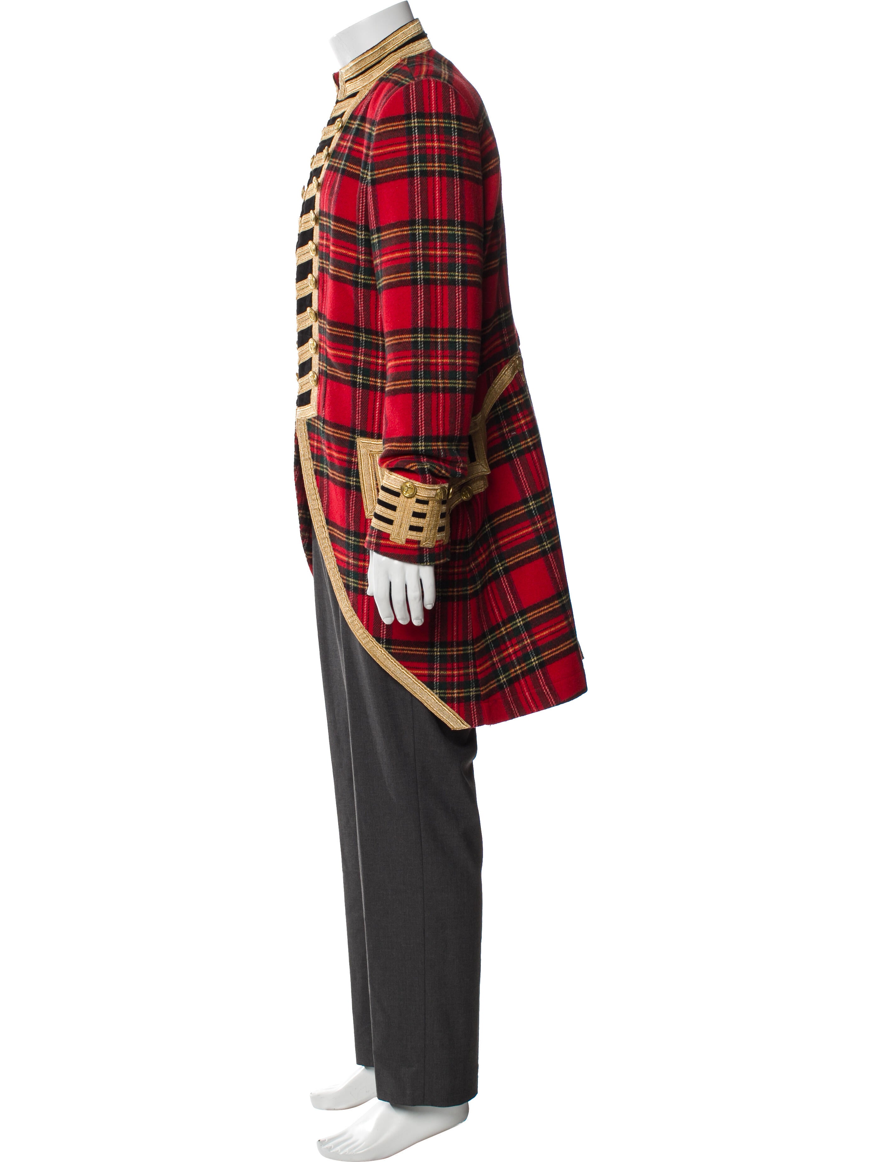 Ralph Lauren Denim & Supply Plaid Print Coat