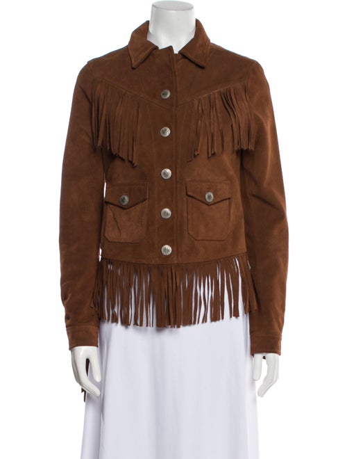 Ralph Lauren Denim & Supply Leather Utility Jacket