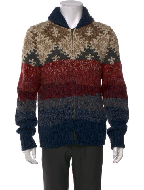 Ralph Lauren Denim & Supply Printed Collar Cardigan