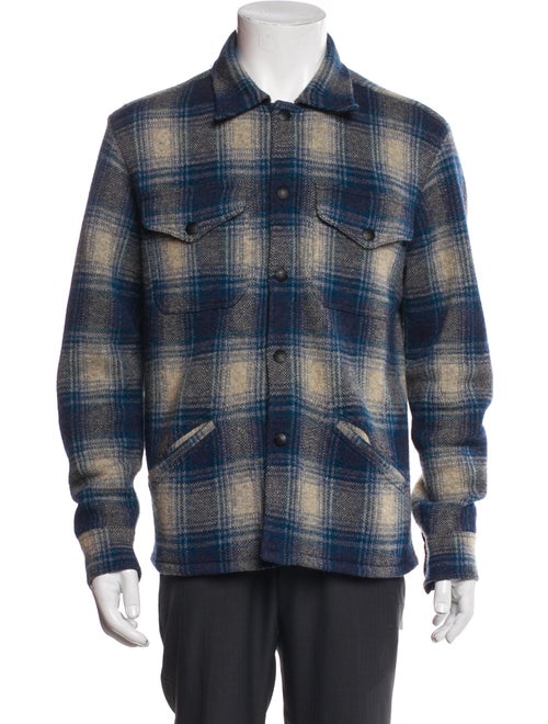 Ralph Lauren Denim & Supply Wool Plaid Print Polo Sweater